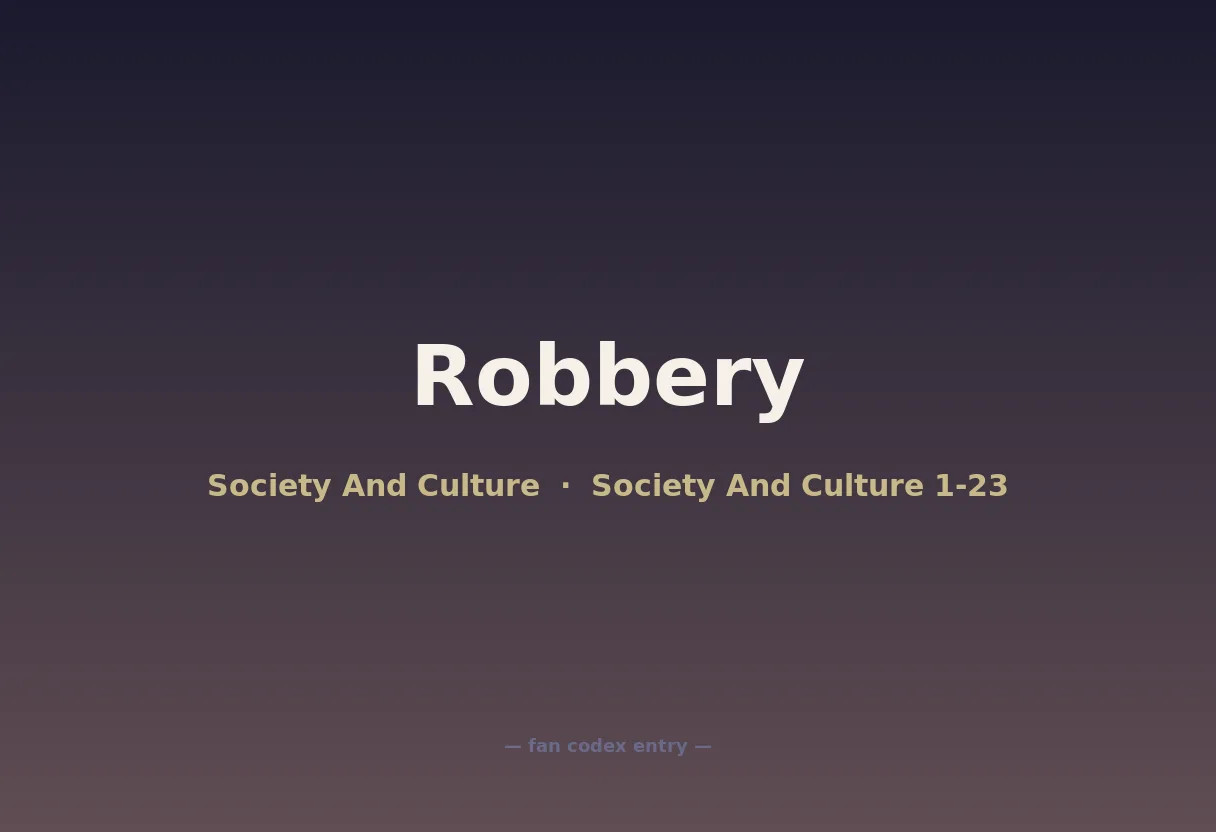 Robbery