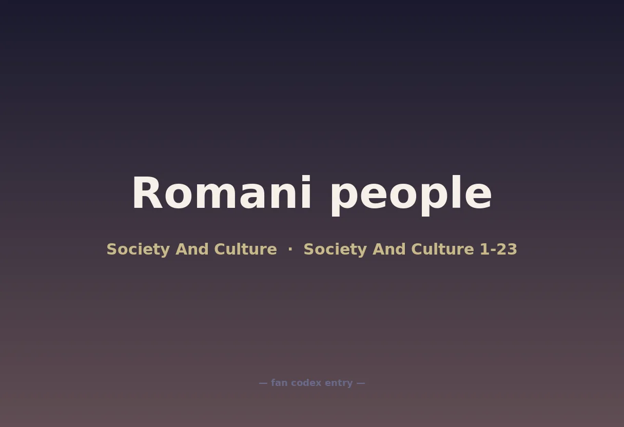 Romani people