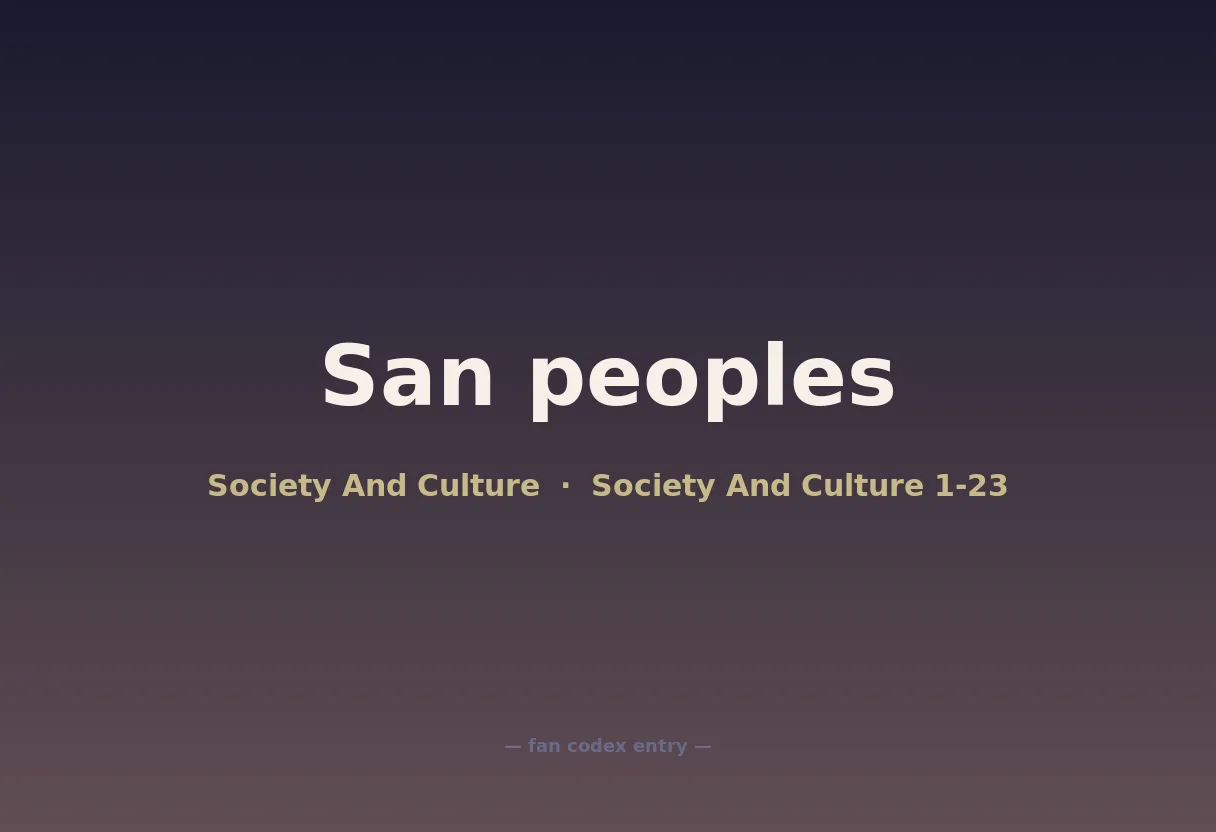 San peoples