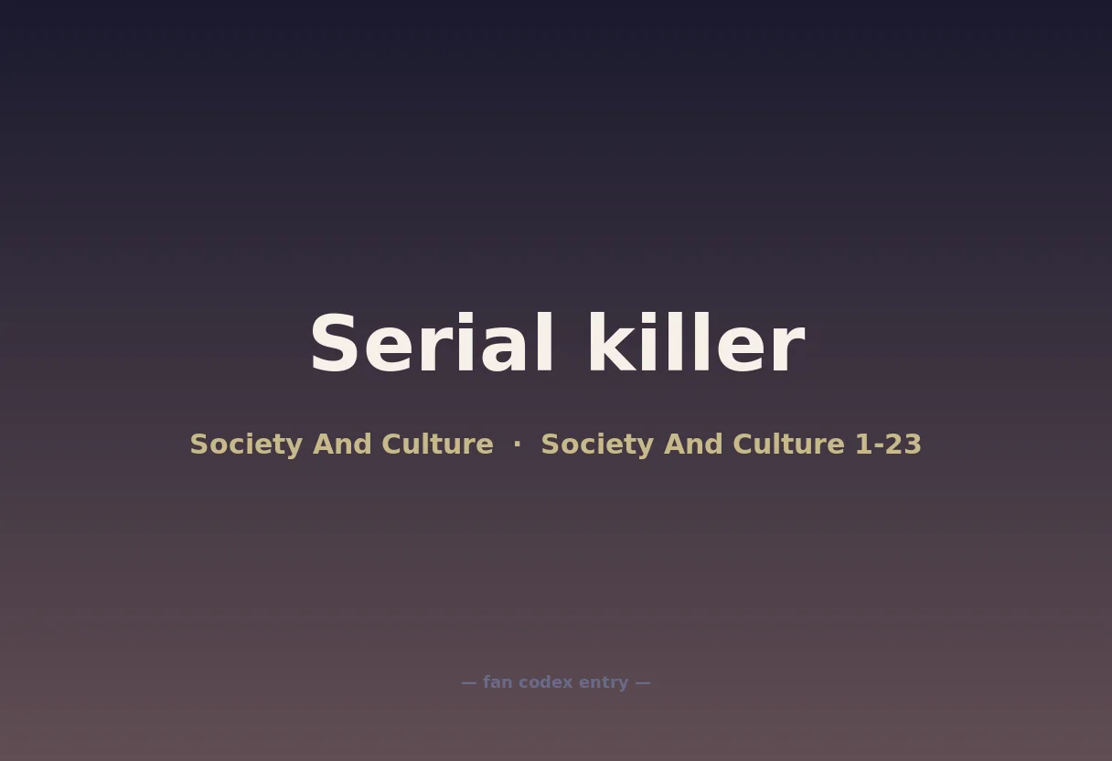 Serial killer