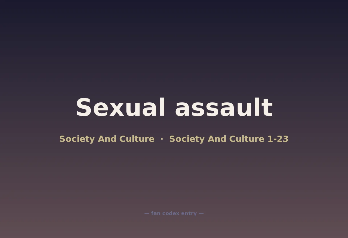Sexual assault